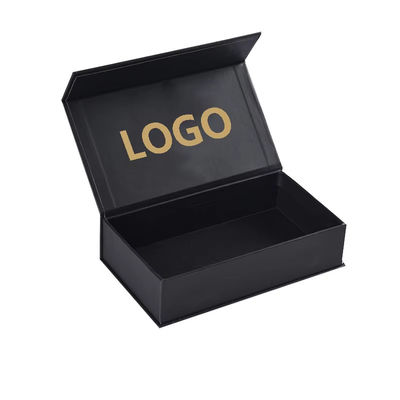 Fabrik-Anpassung Verpackung Druckschachtel Karton Schwarzes Papier Magnet Geschenkbox Verpackung mit inneren Schaumstoff