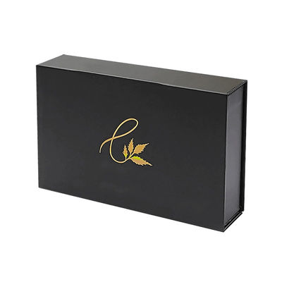 Fabrik-Anpassung Verpackung Druckschachtel Karton Schwarzes Papier Magnet Geschenkbox Verpackung mit inneren Schaumstoff