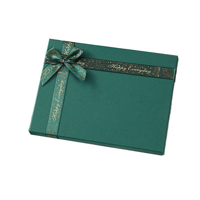 Custom Weihnachtsgeschenk-Box Großes Deckel-Boden-Box Verpackung Bogen Feiertagsband Luxus einzigartige Feiertag Party Geschenk-Box