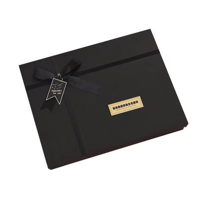 Custom Weihnachtsgeschenk-Box Großes Deckel-Boden-Box Verpackung Bogen Feiertagsband Luxus einzigartige Feiertag Party Geschenk-Box