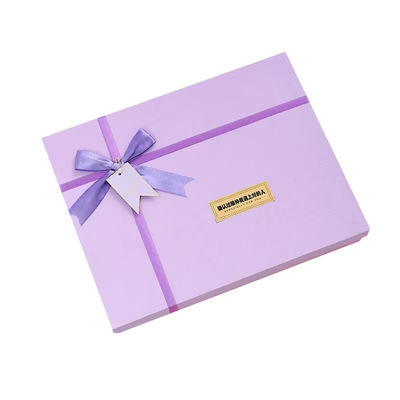 Custom Weihnachtsgeschenk-Box Großes Deckel-Boden-Box Verpackung Bogen Feiertagsband Luxus einzigartige Feiertag Party Geschenk-Box