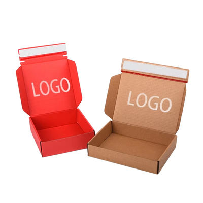 Kleines Wellpappe-Postfach, kosmetische Verpackung, Papier, Selbstversiegelung, Versand
