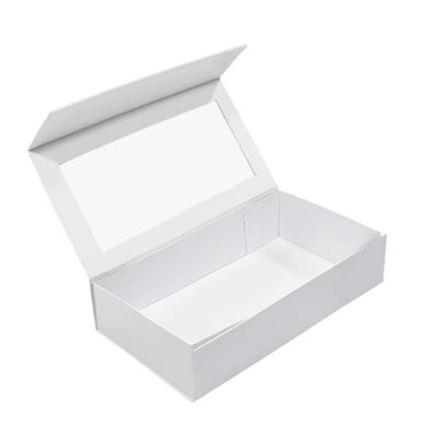Festkarton Matte Kunstklappbares Geschenkfach aus Kunstpapier und Karton Magnetgeschenkfach mit Fenster