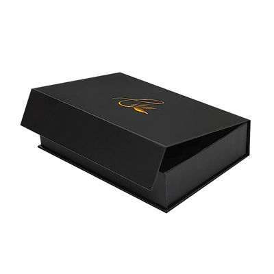 Fabrik Großhandel Custom Logo Schwarzer Magnet Magnetische Luxusverpackung Klapppapier Geschäftsgeschenkbox