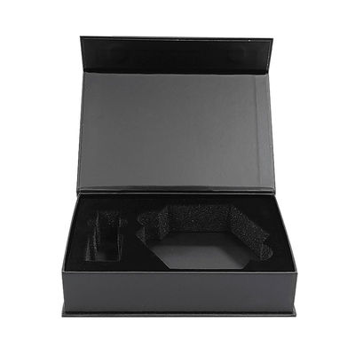 Fabrik Großhandel Custom Logo Schwarzer Magnet Magnetische Luxusverpackung Klapppapier Geschäftsgeschenkbox