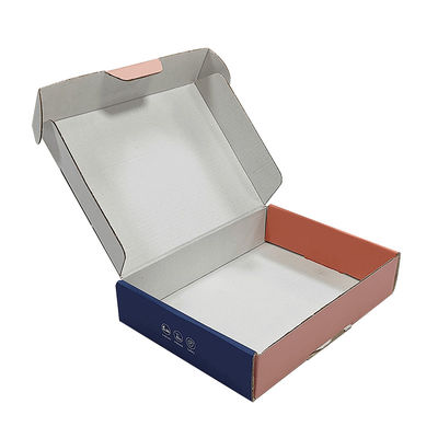 Custom Logo Klappkarton Wellpappe Briefkasten Feiertagsgeschenk Kosmetikverpackung Versandbox Farbenreiche Dekoration in Prägungen