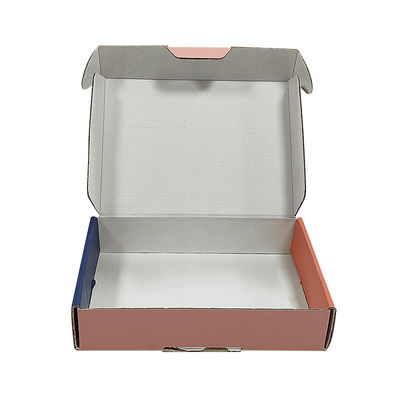 Custom Logo Klappkarton Wellpappe Briefkasten Feiertagsgeschenk Kosmetikverpackung Versandbox Farbenreiche Dekoration in Prägungen