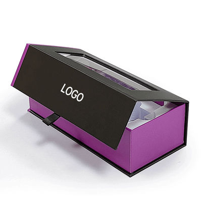 Personalisiertes Logo Luxuskarton Magnetische drahtlose Kopfhörer Verpackungskiste mit EVA Liner Verpackung Hängekiste