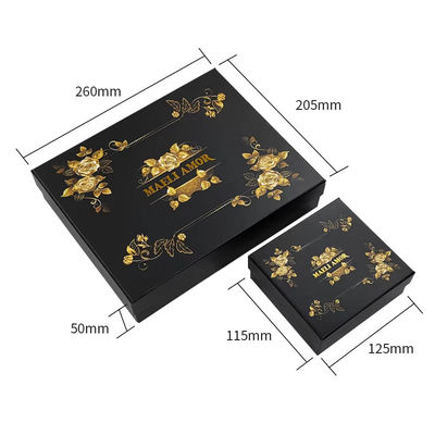 Fabrik Custom Printing High End Luxus Schmuck Set Boxen Goldene Rose Haare Seil Kopfschmuck Verpackungskiste