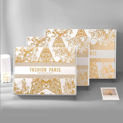 Maßgeschneiderte, umweltfreundliche, biologisch abbaubare, starre Karton, Wellpappe, Versandbox, Parfüm, recyceltes Material, Warmstempel, Geschenkbox