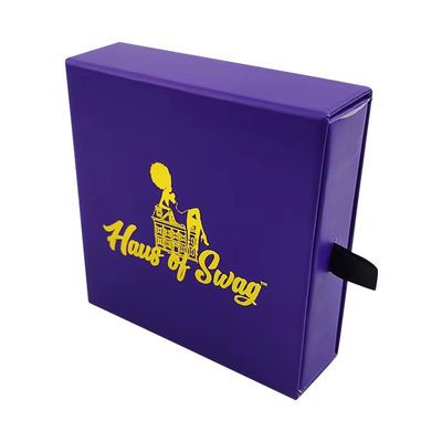 Besondere Form 8x8 Kleine Schieberegler Geschenkbox Kunstpapier Schmuck Schieberegler mit 2 mm Dicke