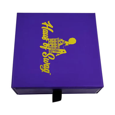 Besondere Form 8x8 Kleine Schieberegler Geschenkbox Kunstpapier Schmuck Schieberegler mit 2 mm Dicke