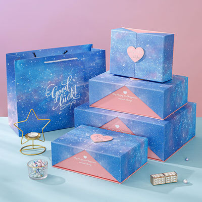Individuell angepasste Doppeltür Öffnungsbox Ring Parfüm Uhr Verpackung Geschenkbox mit Ihrem eigenen Logo