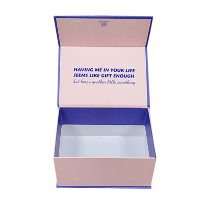 Custom Logo Farbe Quadrat Blau Magnetische Schmuck Verpackung Luxus Geschenkboxen Für Gegenwart