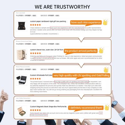 Luxuriöses Kraftpapier auf Maßdruck Schmuckschachteln für Ohrringe und Halsketten Recyclingpapierringschachtel Umweltfreundliche Geschenkverpackung für Frauen