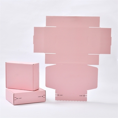 CMYK / PANTONE bedruckter Wellpappkarton für Skincare Mailer Geschenk, individuelles Luxusdesign