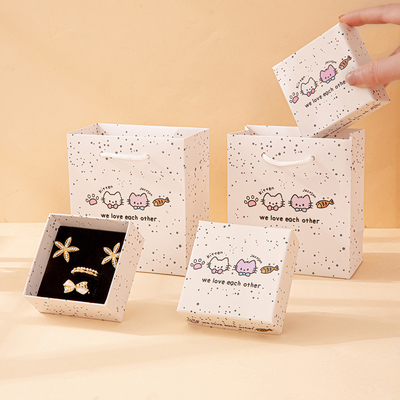 Custom Schmuckboxen Wellpappe Geschenkbox für Luxusverpackung Großbestellung Gratis Musterangebot