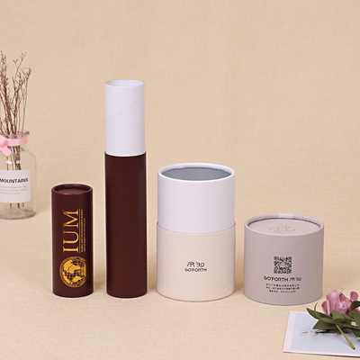 Umweltfreundliche Verpackung von Kerzenröhrchen Biologisch abbaubare Papierröhrchen Geschenkboxen für Glasgefäße