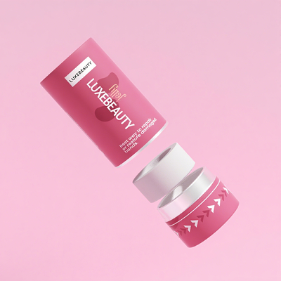 Karton Zylinder Papier Tube Verpackungsbox Umweltfreundliche Kosmetik Hautpflege Runde Tube Box für Cremes Lotionen