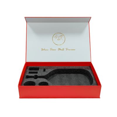 Großhandel Maßgeschneiderte große Magnetboxen Verpackung für Badminton & Padel Schläger große Geschenkboxen mit Logo-Druck