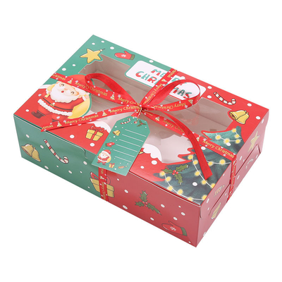 2025 Luxus Weihnachtsgeschenkboxen Kraftpapierverpackung Festlichkeitsgeschenkboxen für die Weihnachtszeit