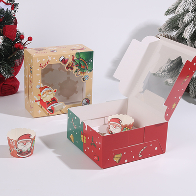 2025 Luxus Weihnachtsgeschenkboxen Kraftpapierverpackung Festlichkeitsgeschenkboxen für die Weihnachtszeit