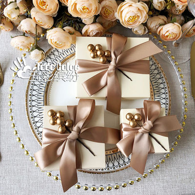 Biologisch abbaubare Verpackung Hochzeitsgeschenkboxen für Kosmetik Partys Veranstaltungen