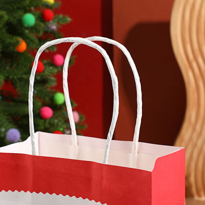Weihnachtsgeschenktüten für Kinder aus recyceltem Papier, Weihnachtsmann, Schneemann, Weihnachts-Party-Gastgeschenke, Großhandel, Feiertags-Goodie-Bags für Geschenke