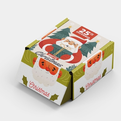 Personalisierbare Luxus-Verpackungen Versandboxen Hautpflege Weihnachtsgeschenkbox für Weihnachtsgeschenke