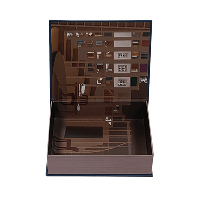 Luxuriöse Geschenkbox im Buchstil mit Magnetverschluss, individuell bedruckte Verpackung für Marken, Hochzeiten, Kosmetik, trendiges Design