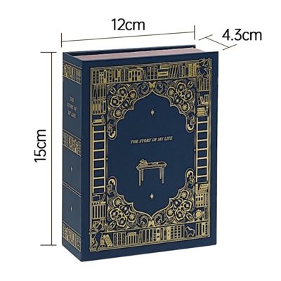 Besonders gedruckte Luxusbuchform Geschenkbox Verpackung für Markenkerzen Premium Hochzeits- und Feriengeschenklösung