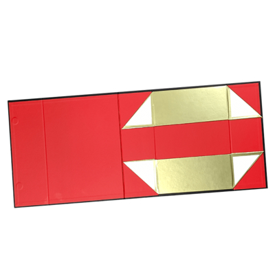 Premium Custom Logo Luxus Großes Matte Starres Papier Karton Schwarz Klappbare leere Magnetbox ISO9001