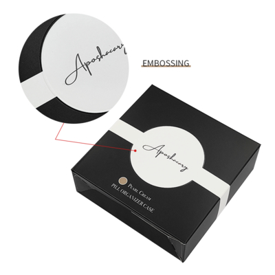 Öko-freundliches kundenspezifisches Logo Recycling-Box Verpackung für Make-up Lipgloss Nagellack Öl