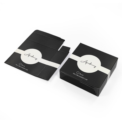 Öko-freundliches kundenspezifisches Logo Recycling-Box Verpackung für Make-up Lipgloss Nagellack Öl