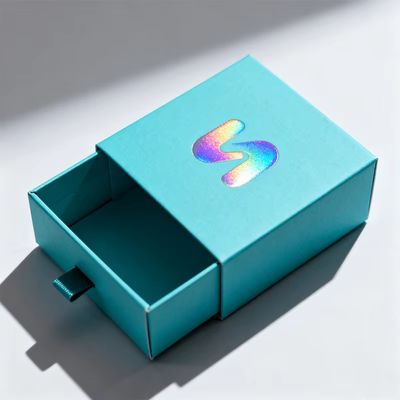 Großhandel Luxus-Schubladen mit quadratischem Muster mit Schiebereglern Weißkarton Geschenkverpackung Schmuckkarton