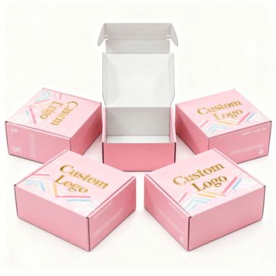 Luxus-Sonderanfertigung aus Wellpappe Karton Geschenk Mailing Mailer Versandbehälter für Kleidung Verpackung