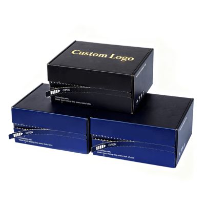 Selbstverschließende Postmaschine, gewölbte Papierkisten für Kleidung, Kosmetik, Parfümkappe, Verpackung, Tränenstreifen, Druckkarton