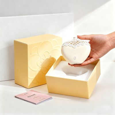 Individuelles, einzigartiges 50-ml-Parfüm-Geschenkset für Damen, rosa Schachtel mit Deckel und Boden aus stabilem Karton, Aromatherapie-Verpackung aus Papier