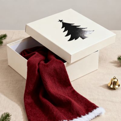 Custom Luxus Weihnachtsgeschenk Boxen Matte starre Karton für die Verpackung Schal Kleid Unterwäsche Shirt Recycling aseptische Materialien