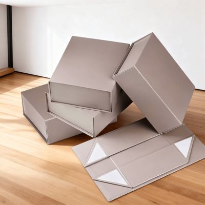 Luxus-Sonderanfertigung Hautpflege-Schachteln aus stabilem Karton mit Magnetverschluss, recycelbar, wiederverwendbar, Geschenkboxen für Kosmetika, Kerzen, Geldbörsen