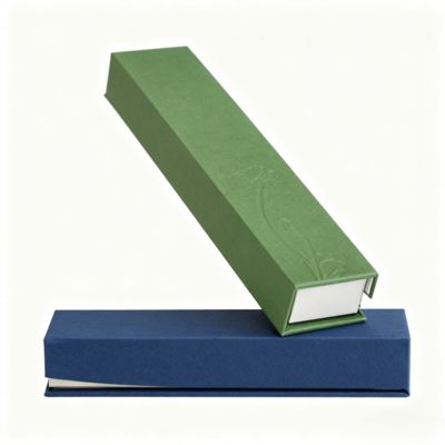 Luxus-Einfarbiges Rechteck-Clamshell-Räucherstäbchen-Box Benutzerdefinierte Kraftpapierverpackung Für Geschenke Steife Boxen Schwammanlage Prägung