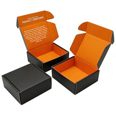 Custom Logo Fashionable and Trendy Corrugated Paper Shipping Box  for Clothing T-shirt Cap Hat