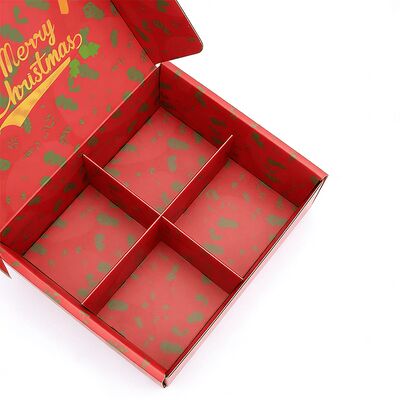Custom Printed Shipping Box  Christmas Boxes Gift for Clothing Electronic Gift Present Packaging