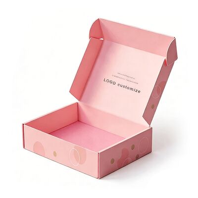 Custom Logo Druck Umweltschonendes Kosmetik-Parfüm Papier Verpackungskisten Versand Wellkarton Postfach