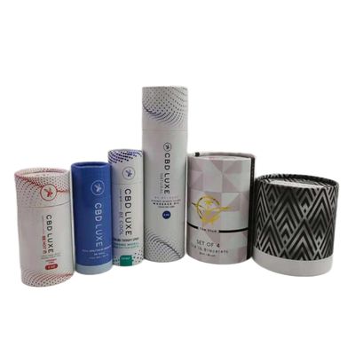 Personalisierte Schlauchverpackungskiste Recycelbare Papierröhre für Kosmetikflaschen