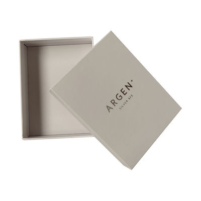 Luxusdeckel und Basis Box 157g Kunstpapier 1000g Pappe Weiß Schmuck Verpackungskiste