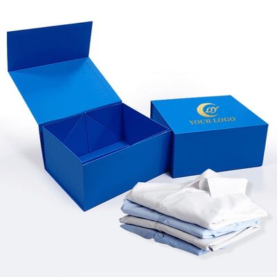 Schuhe Kleidung Verpackung Klapphemd Geschenkbox mit Matt Lamination Druck Handling