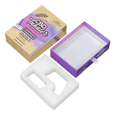 Farbiges Drucken aus Karton Schiebe Schublade Verpackung Papierbox für Schmuckgürtel Tasche Verpackung