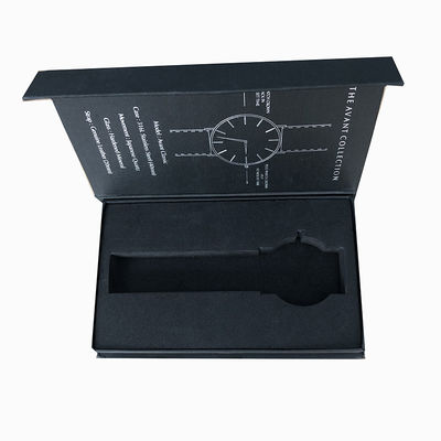 Customized Logo CMYK Luxus Buch Form Magnetische Uhr Box für Uhr Verpackungslösung