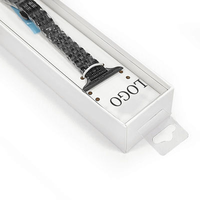 Customized Logo Luxusuhr Gürtel Kartonverpackung Kiste lange Uhr Kiste Halskette Armband Uhr Gürtel Geschenk